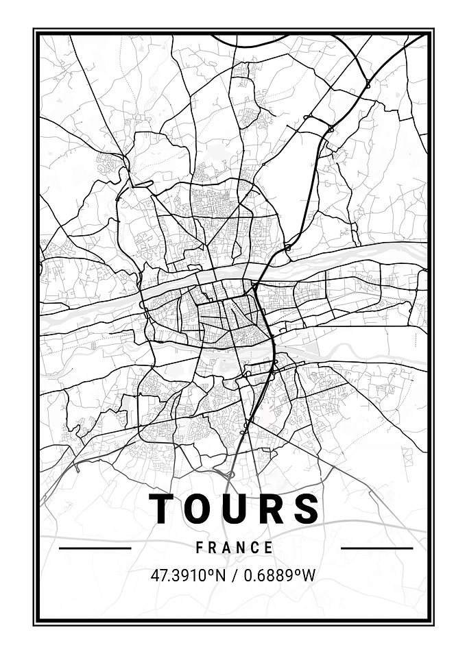 Tours Light City Map