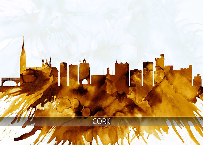 Cork Ireland Skyline