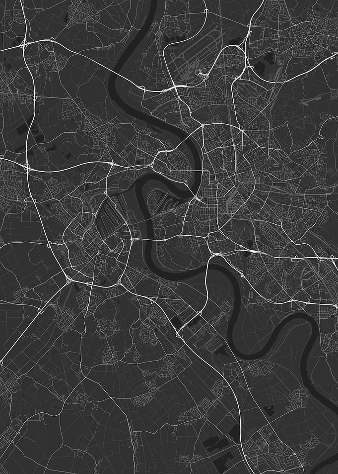 Dusseldorf Germany Map