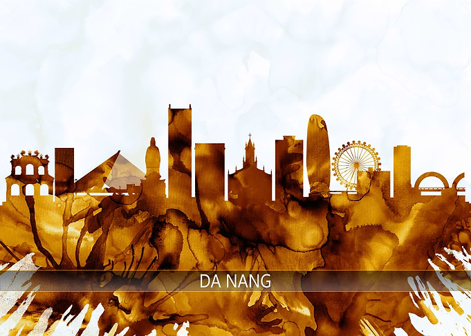 Da Nang Vietnam Skyline