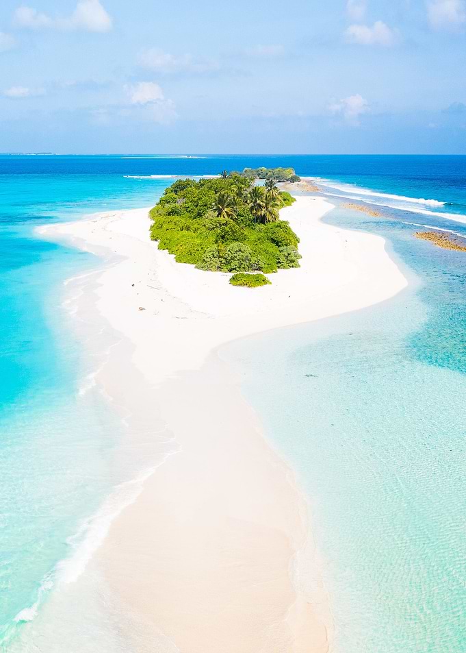 Paradise Island at the sea