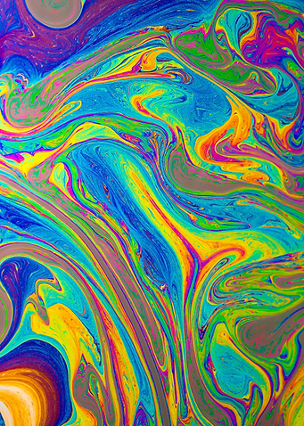 Rainbow Oil Spill