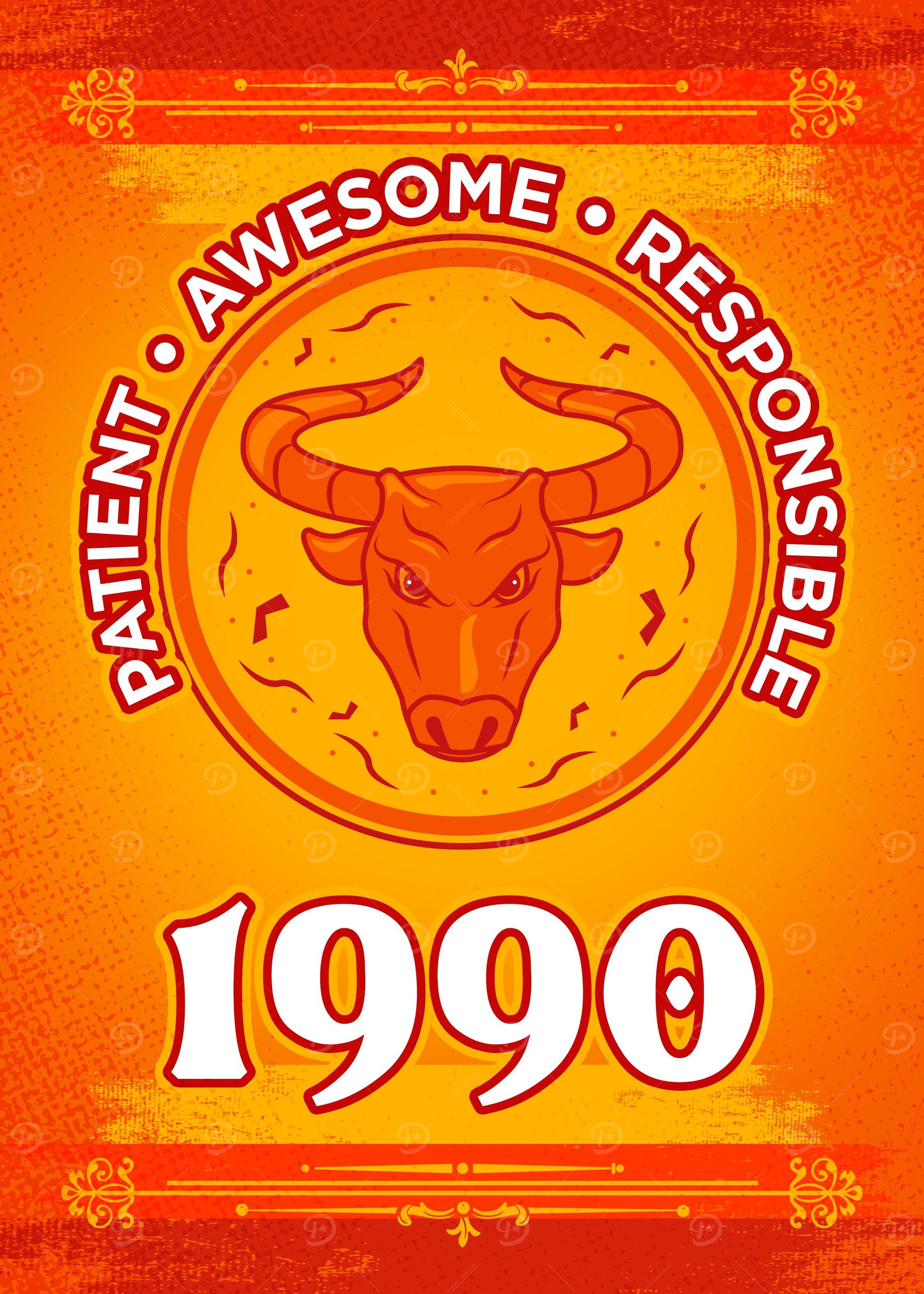 Taurus 1990 Birthday Gift