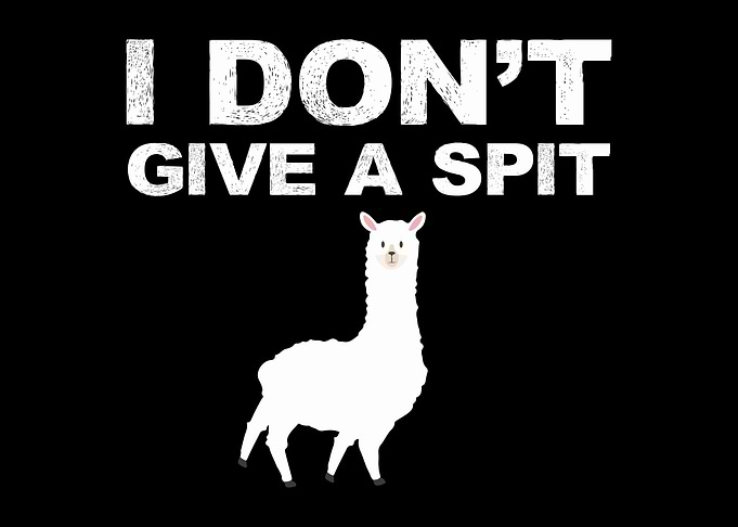 Alpaca Spitting Llama