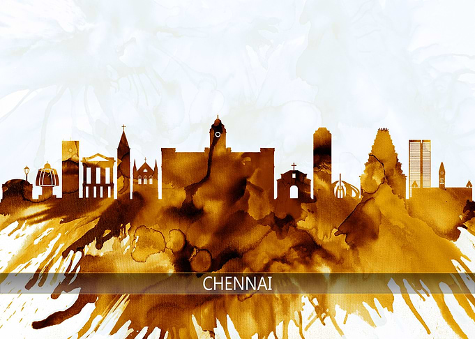 Chennai Tamil Nadu Skyline