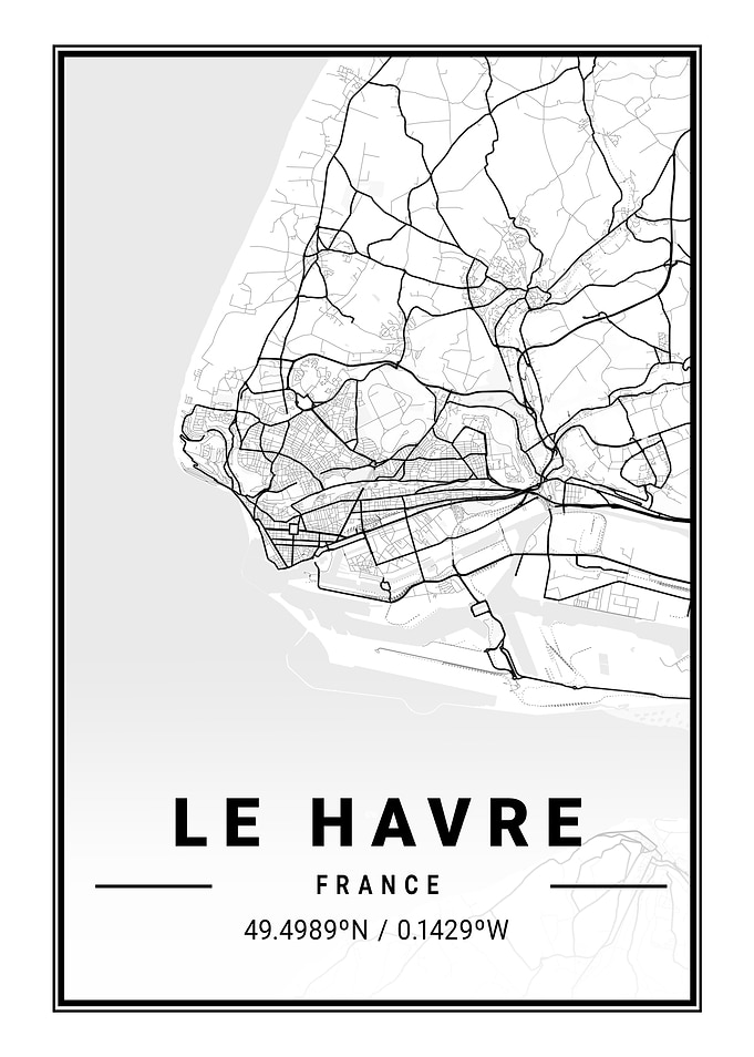Le Havre Light City Map