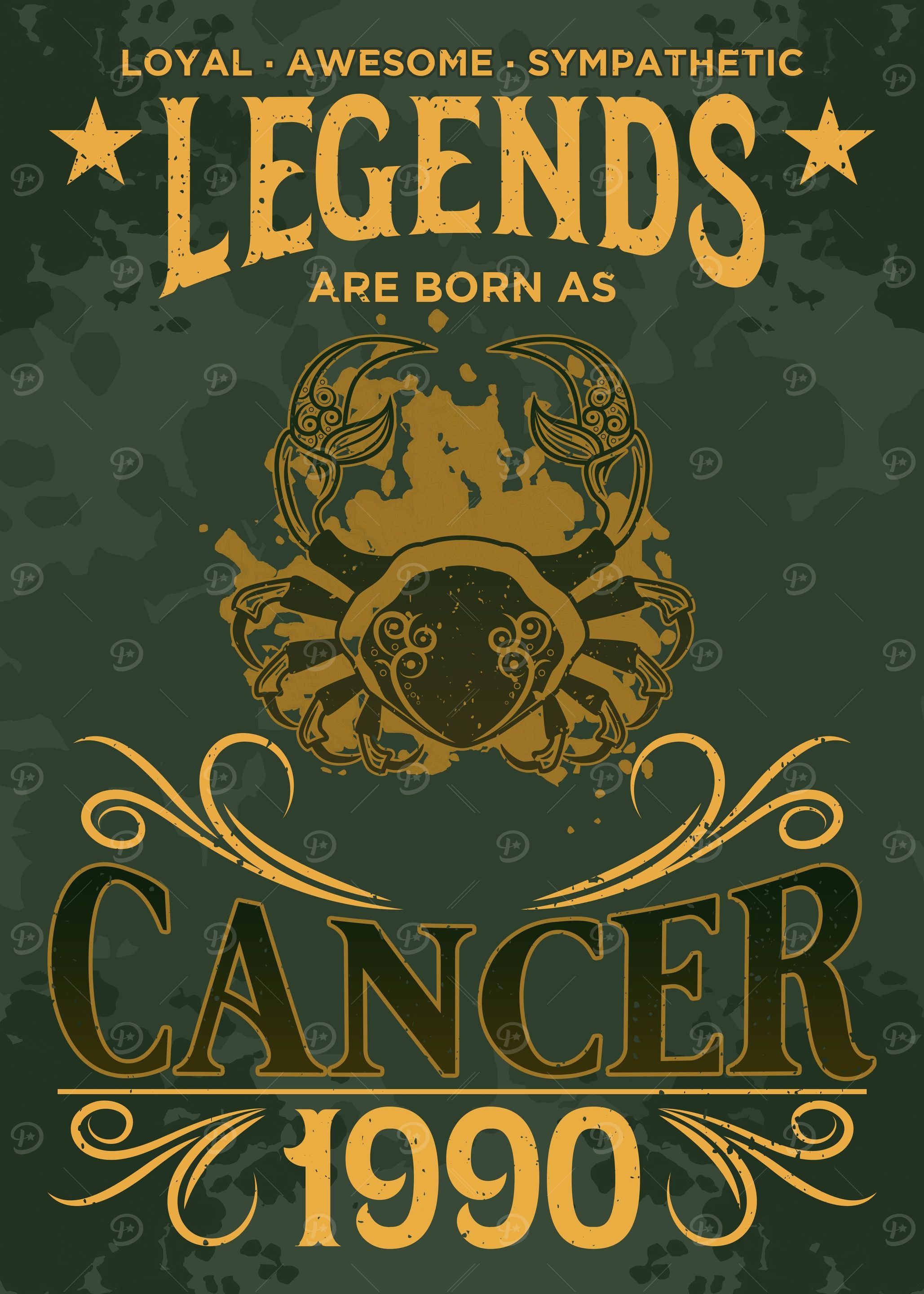 Born As Cancer 1990 Gift