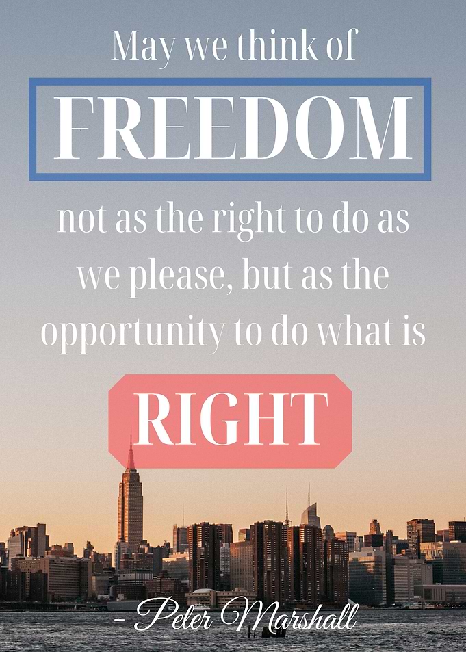USA freedom quote