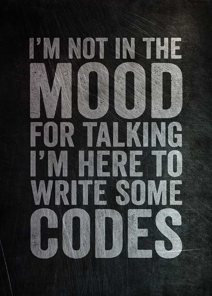 I Want To Write Some Code