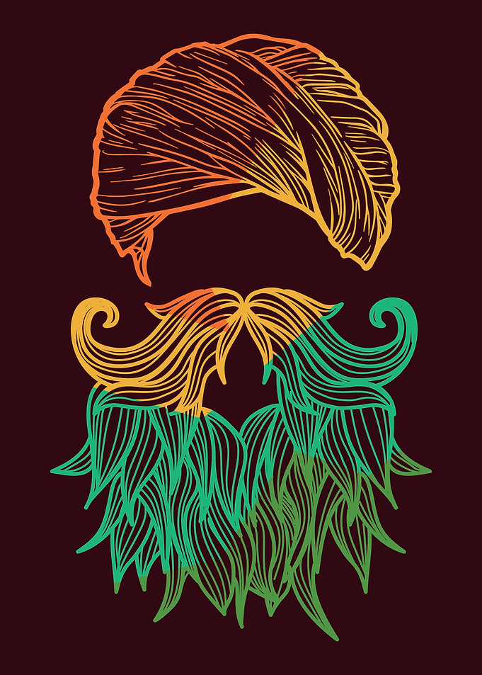 hipster style with beard