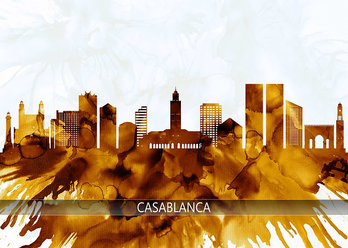 Casablanca Morocco Skyline