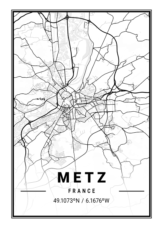 Metz Light City Map