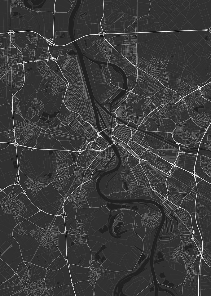 Mannheim Germany Map
