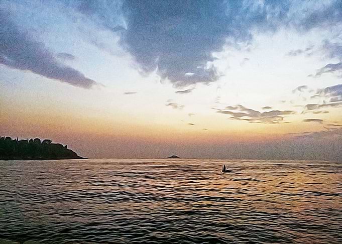 Rovinji at sunset