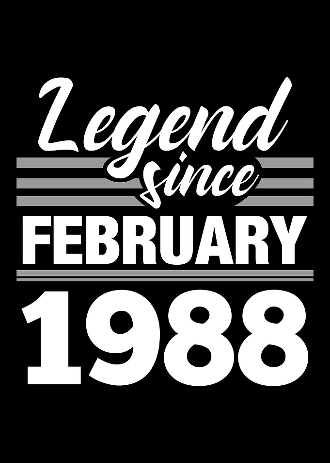 Legend Since February 1988