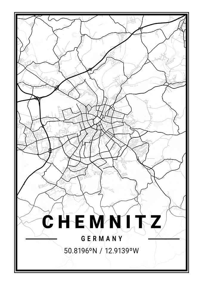 Chemnitz Light City Map