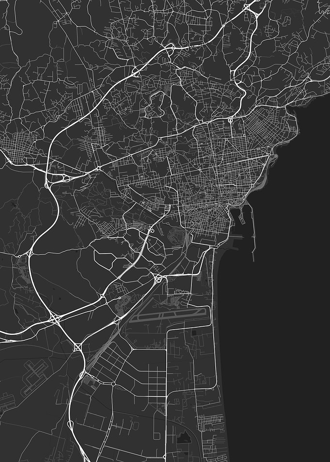 Catania Italy Map