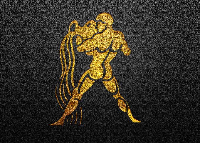 zodiac aquarius Logo