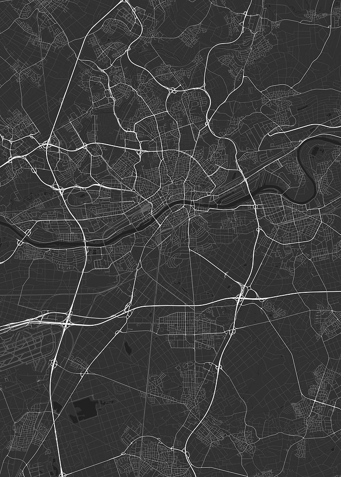 Frankfurt Germany Map
