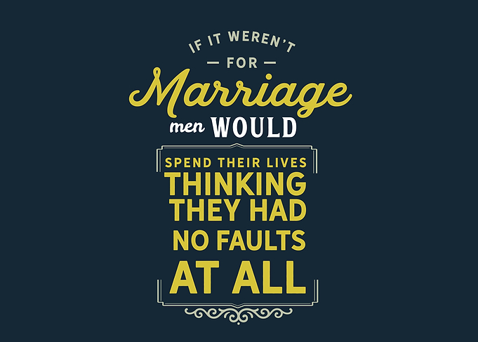 if it werent for marriage