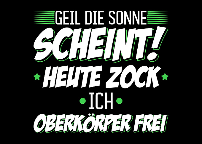 Gamer Zocker Geschenk