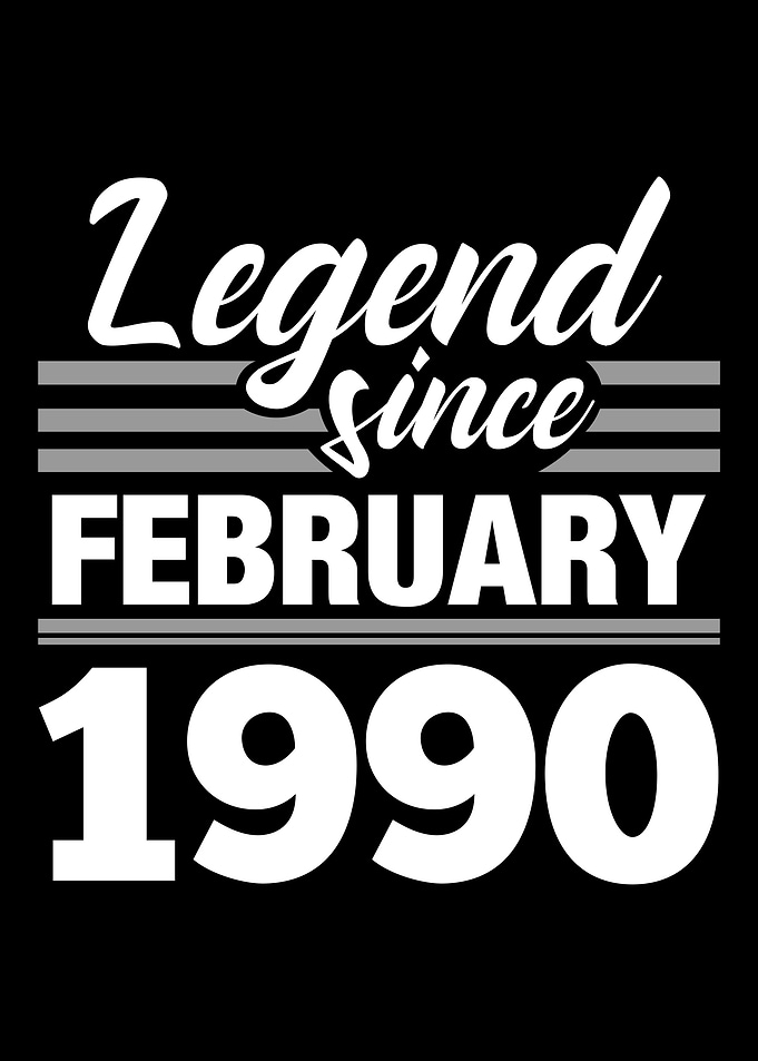 Legend Since February 1990