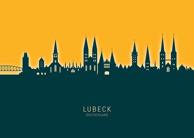 Lubeck Skyline Deutschland