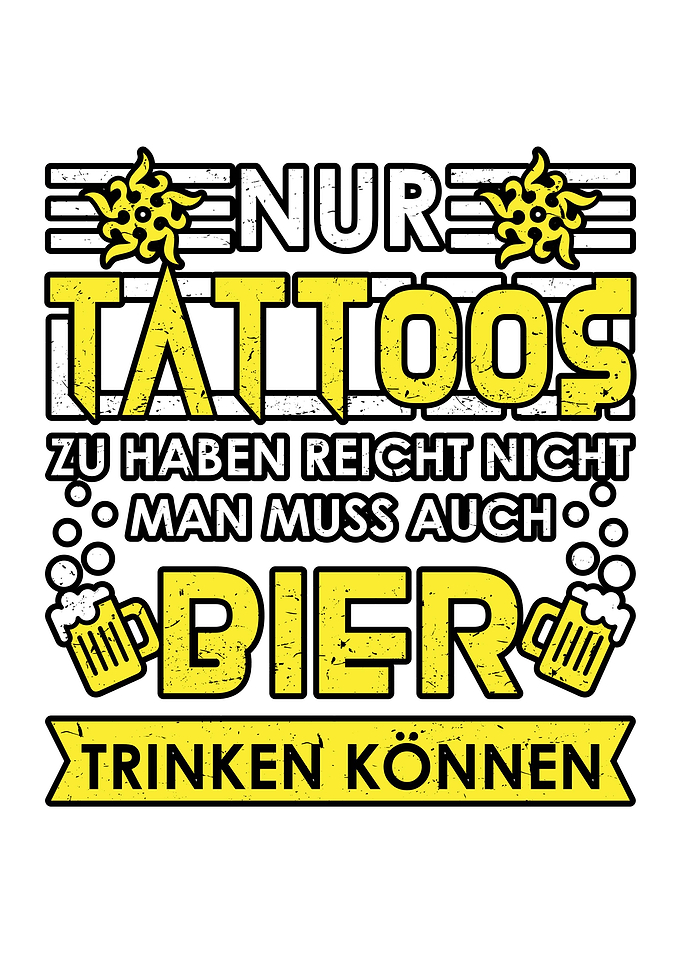 Tattoos Ink Beer Drinking