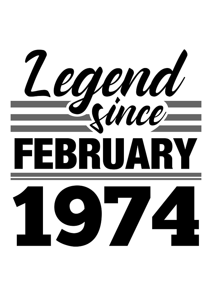 Legend Since February 1974