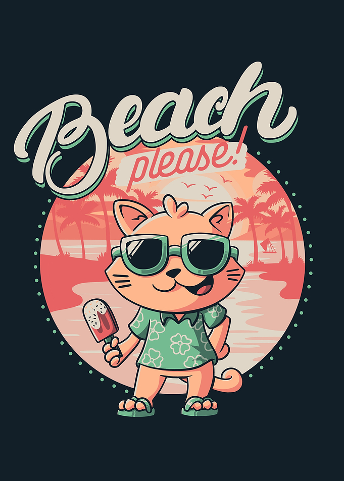 Beach Please Funny Summer