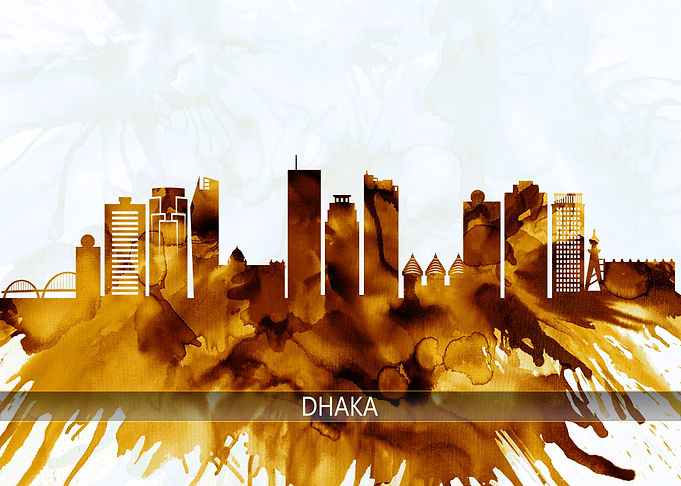 Dhaka Bangladesh Skyline