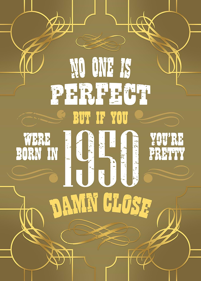 1950 No One is Perfect