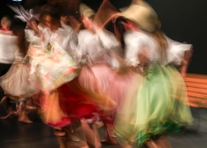 Dancers in motion