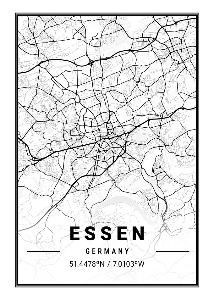 Essen Light City Map