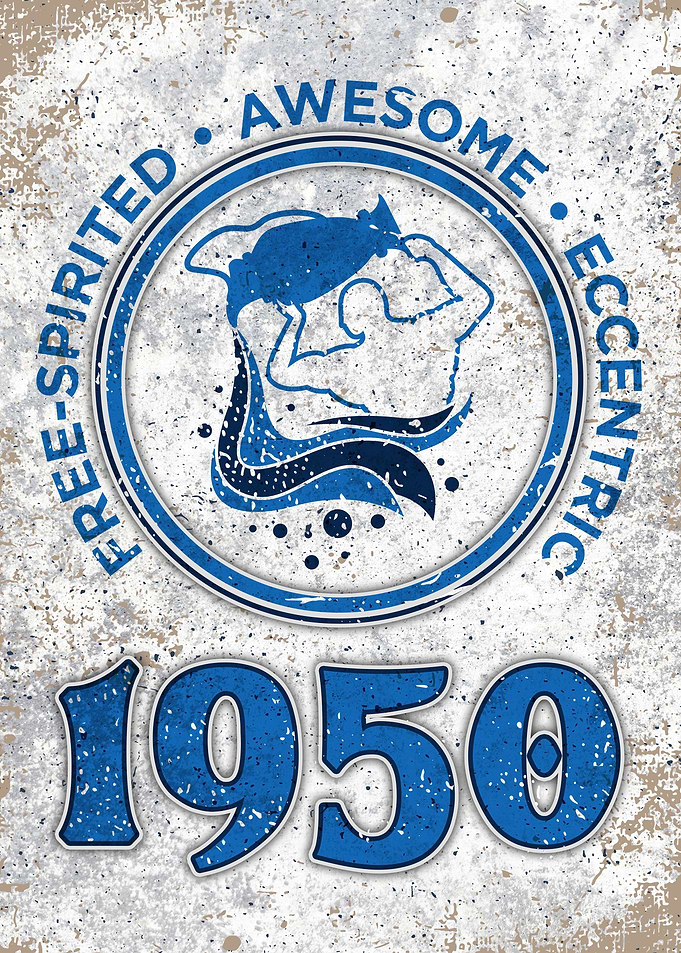 Aquarius 1950 Birthday