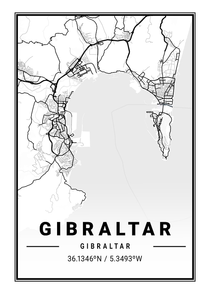 Gibraltar Light City Map