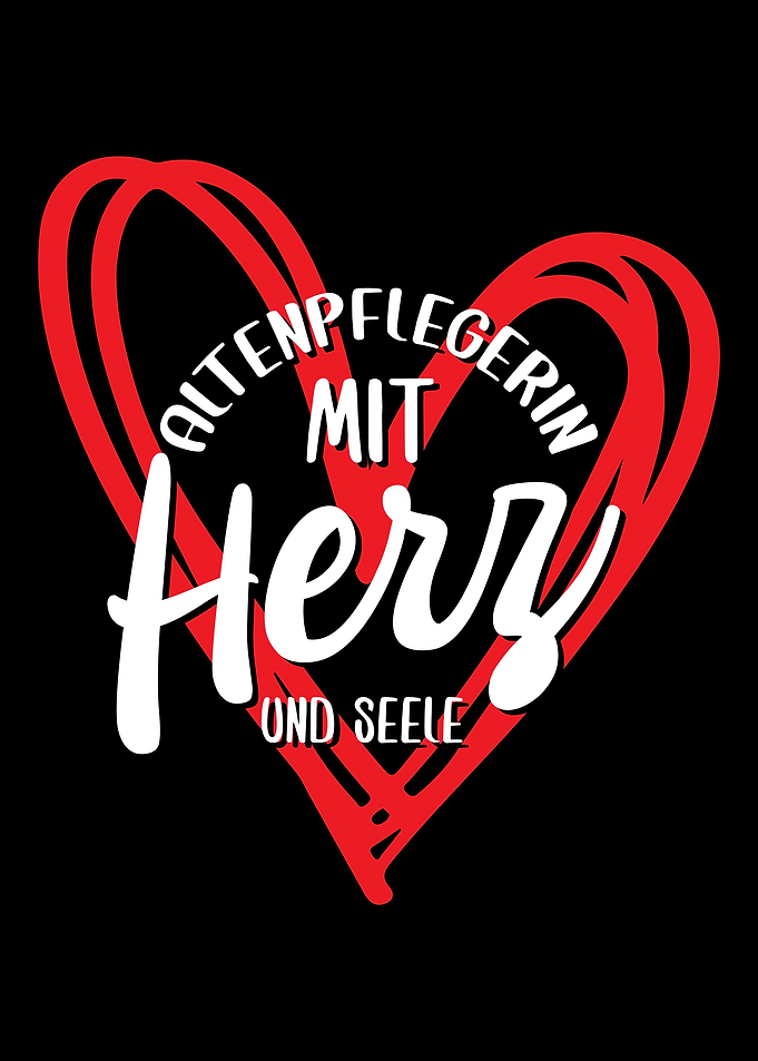 Altenpflegerin mit Herz
