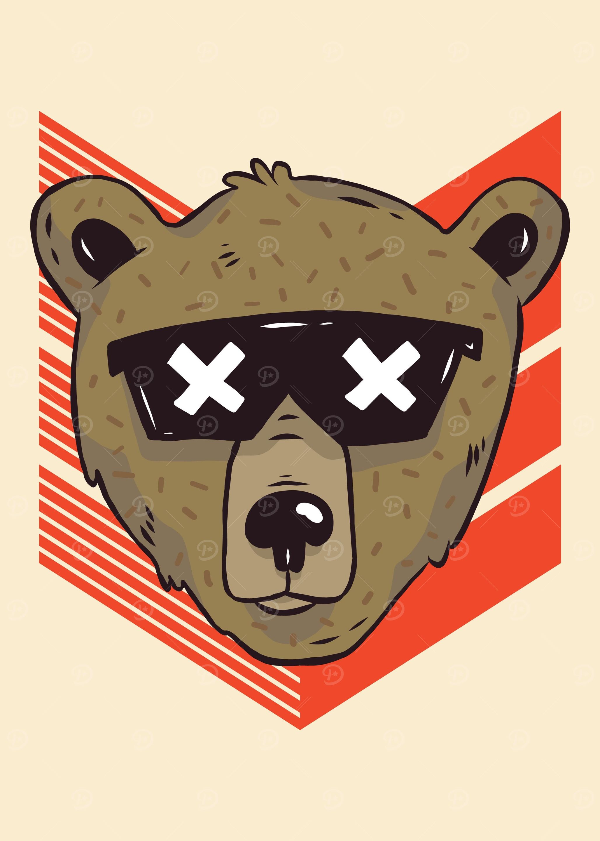 Cool Bear with Sunglasses