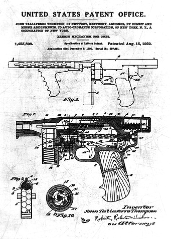 breech mechanism for guns