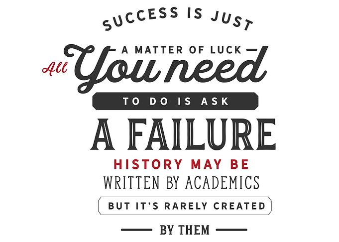 Success is just a matter