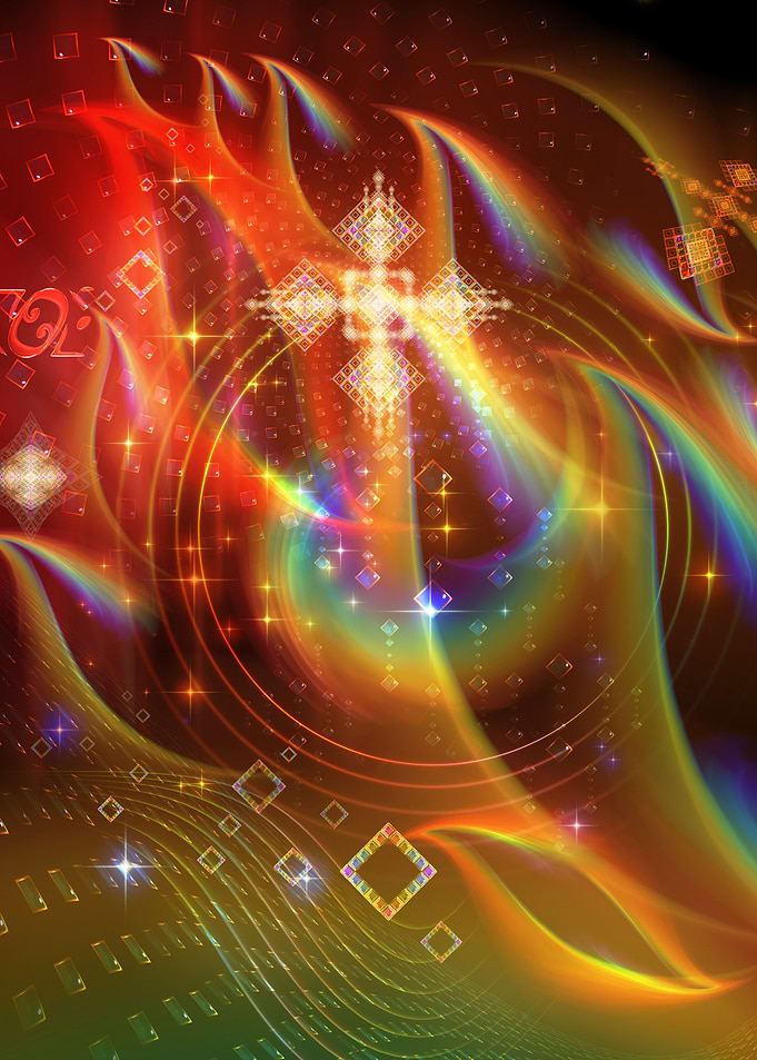 Gem Rainbow Flame