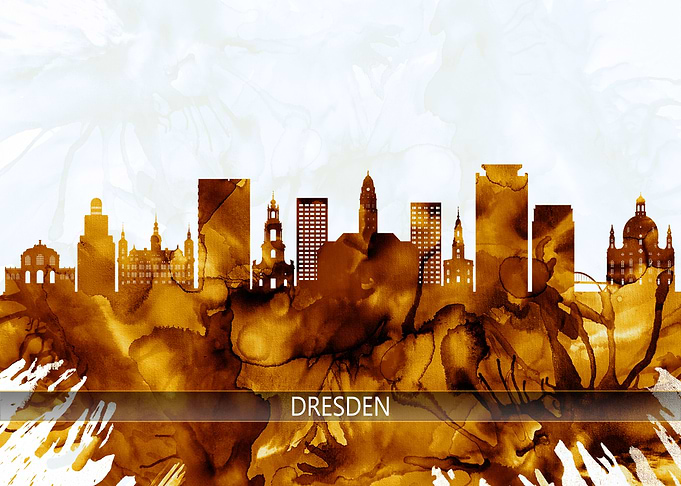 Dresden Germany Skyline