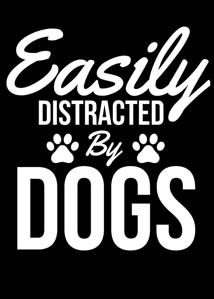 Easily Distracted By Dogs