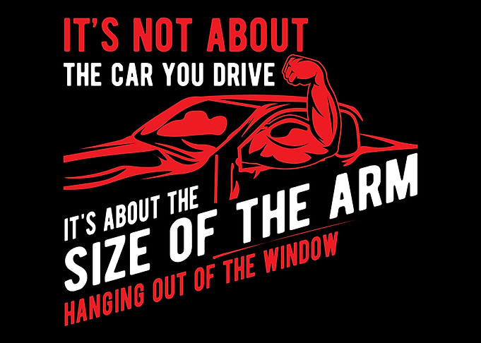 Muscle out of the car wind