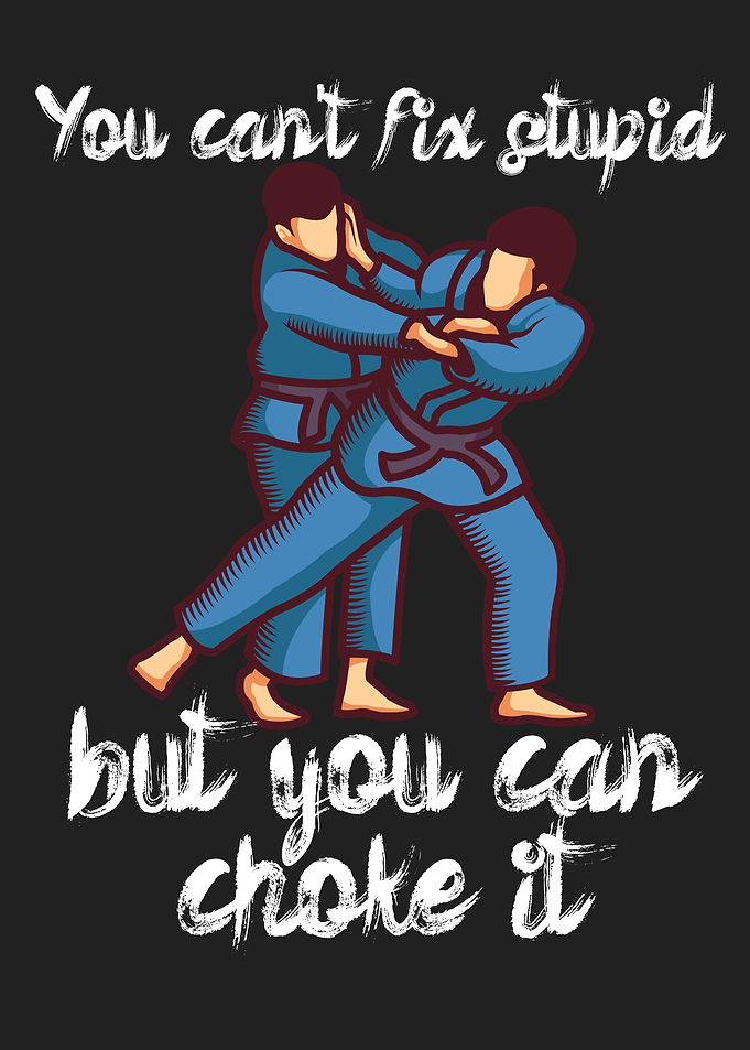 Jiu jitsu choke it