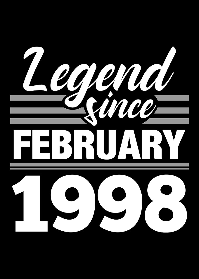 Legend Since February 1998