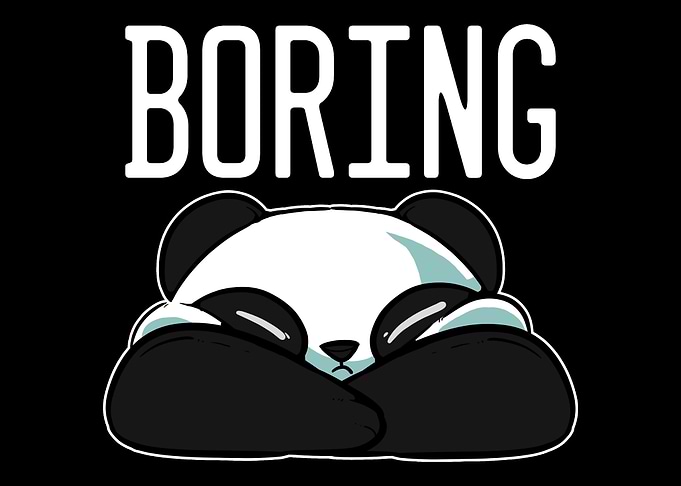 Panda boring Bored And Pan