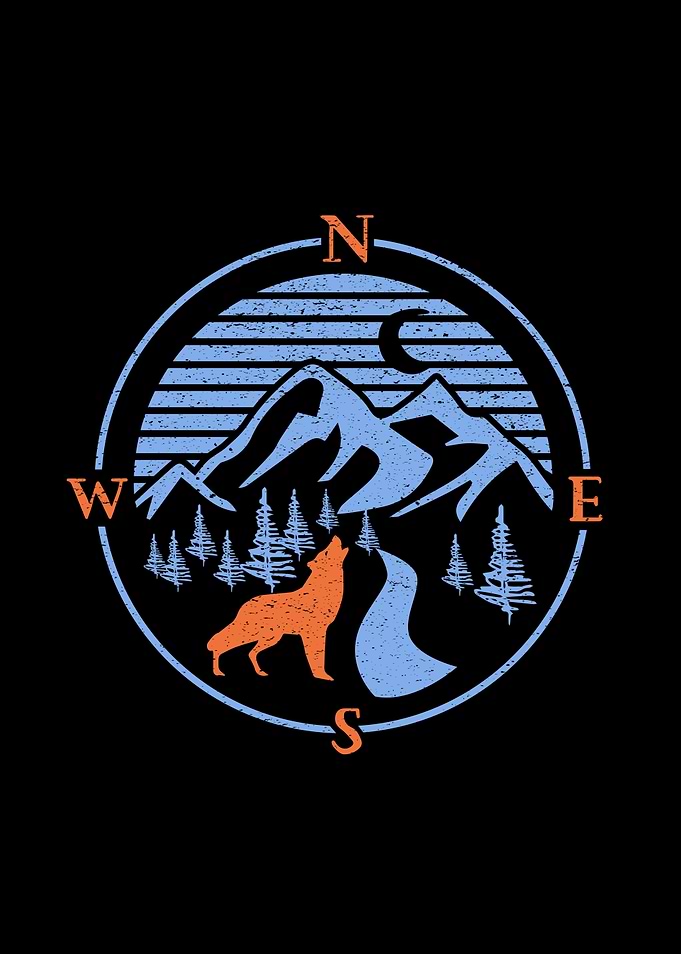 Compass Navigation wolf