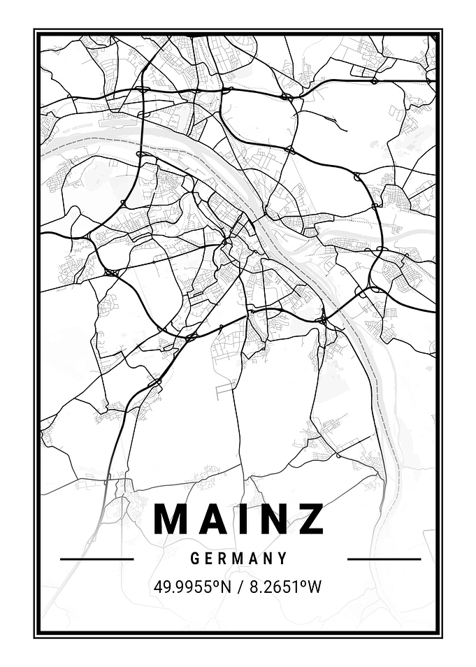 Mainz Light City Map