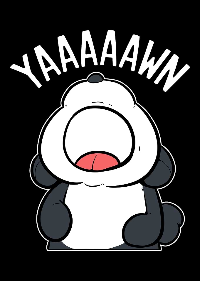 Sleepy panda Sleepy Person